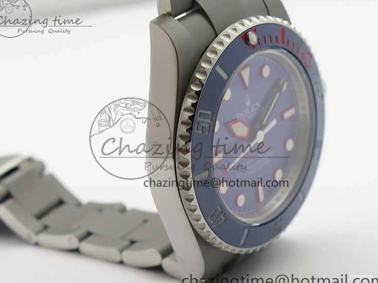 The Carbon Best SA3130 on Rough Matt Blue SS Bracelet Sandblast SS GMF Edition Dial 0502